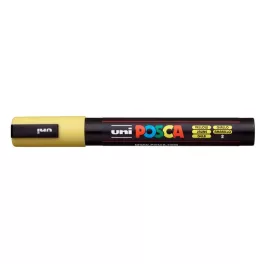 Dekormarker, 1,8-2,5 mm, UNI "Posca PC-5M", sárga
