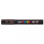 Dekormarker, 1,8-2,5 mm, UNI "Posca PC-5M", sötétbarna