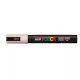 Dekormarker, 1,8-2,5 mm, UNI "Posca PC-5M", szatén rózsaszín
