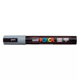  Dekormarker, 1,8-2,5 mm, UNI "Posca PC-5M", szürke