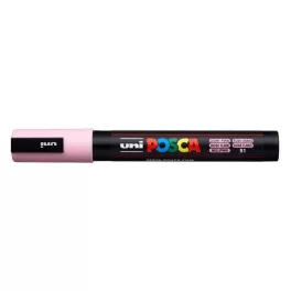   Dekormarker, 1,8-2,5 mm, UNI "Posca PC-5M", világos rózsaszín