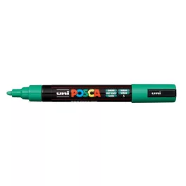 Dekormarker, 1,8-2,5 mm, UNI "Posca PC-5M", zöld