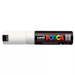 Dekormarker, 4,5-5,5 mm, UNI "Posca PC-7M", fehér