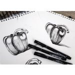 Rajzmarker, 0,03 mm, UNI PIN, fekete