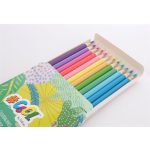 Színes ceruza készlet, kerek, COOL BY VICTORIA "Pastel", 12 pasztell szín