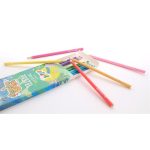 Színes ceruza készlet, kerek, COOL BY VICTORIA "Pastel", 12 pasztell szín