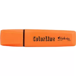  Szövegkiemelő, 1-5 mm, VICTORIA OFFICE, "ColorLine", narancssárga