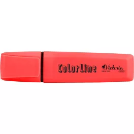   Szövegkiemelő, 1-5 mm, VICTORIA OFFICE, "ColorLine", rózsaszín