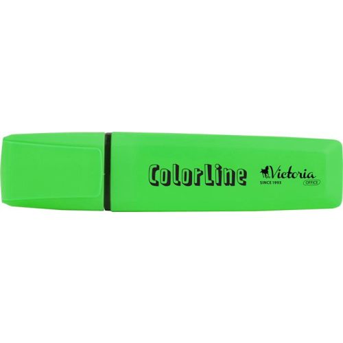 Szövegkiemelő, 1-5 mm, VICTORIA OFFICE, "ColorLine", zöld