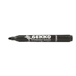   Alkoholos marker, 1-3 mm, kúpos, VICTORIA OFFICE, "Gekko", fekete