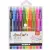 Zseléstoll készlet, 0,33 mm, kupakos, ZEBRA "Doodler'z Neon & Fashion", 10 vegyes szín