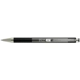   Golyóstoll, 0,24 mm, nyomógombos, antracit tolltest, ZEBRA "F-301 A", kék