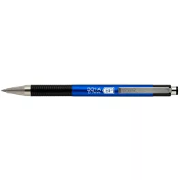   Golyóstoll, 0,24 mm, nyomógombos, kék tolltest, ZEBRA "F-301 A", kék