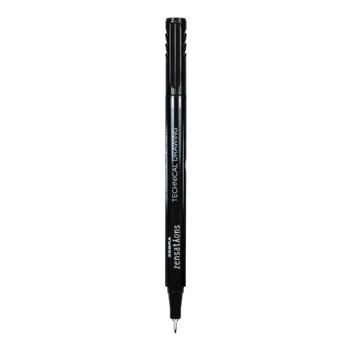 Műszaki rajztoll, 0,3 mm, ZEBRA, fekete