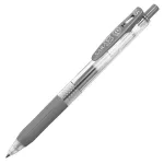 Zseléstoll, 0,33 mm, nyomógombos, ZEBRA "Sarasa Clip", szürke