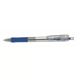   Golyóstoll, 0,21 mm, nyomógombos, ZEBRA "Tapli Clip ECO", kék