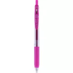 Zseléstoll, 0,33 mm, nyomógombos, ZEBRA "Sarasa Clip", magenta