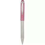 Golyóstoll, 0,24 mm, teleszkópos, rozsdamentes acél, pink tolltest, ZEBRA "Telescopic Metal Stylus", kék
