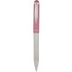 Golyóstoll, 0,24 mm, teleszkópos, rozsdamentes acél, pink tolltest, ZEBRA "Telescopic Metal Stylus", kék