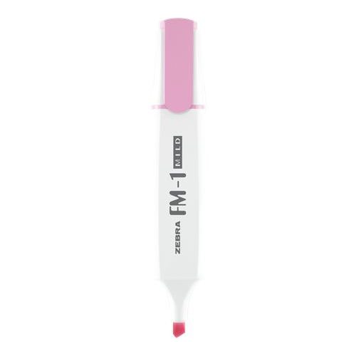 Szövegkiemelő, 3,5 mm, ZEBRA "FM-1 Mild", rózsaszín