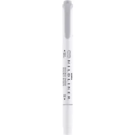   Szövegkiemelő, 1,0/3,5 mm, kétvégű ZEBRA "Mildliner Cool & Refined" szürke