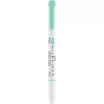 Szövegkiemelő, 1,0/3,5 mm, kétvégű, ZEBRA "Mildliner Fluorescent", türkiz