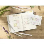 Szövegkiemelő készlet, 1,4/4 mm, kétvégű, ZEBRA "Mildliner Scented Fragrance", 6 különböző szín