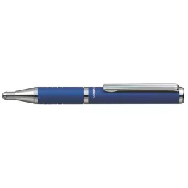   Golyóstoll, 0,24 mm, teleszkópos, metálkék tolltest, ZEBRA "SL-F1", kék