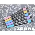 Golyóstoll, 0,24 mm, nyomógombos, rozsdamentes acél, pasztellzöld tolltest, ZEBRA "F-301", kék