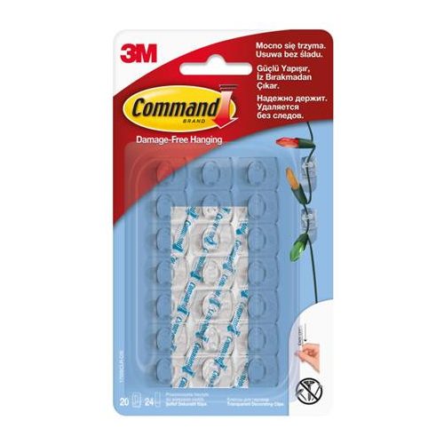 Mini műanyag akasztó, 3M SCOTCH "Command"