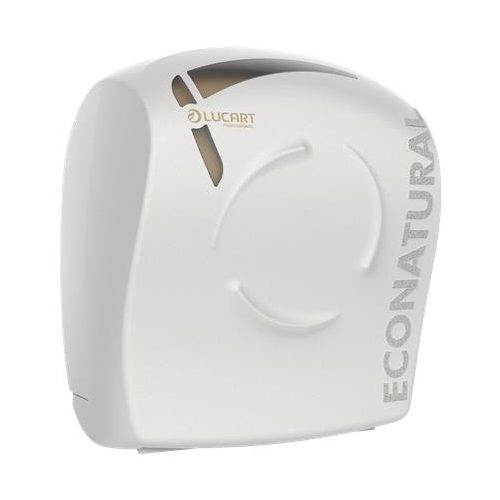 Kéztörlő adagoló, 37,4x32,8x22,5 cm, LUCART "EcoNatural Flow Autocut", fehér