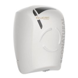   Toalettpapír adagoló, 26,4x20,2x20,2 cm, LUCART "EcoNatural Flow", fehér