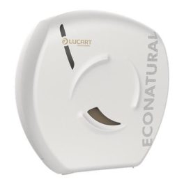   Toalettpapír adagoló, 35,7x35,2x14,2 cm, LUCART "EcoNatural Flow Jumbo", fehér