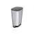 Pedálos szemetes, fémhatású, 45 l, CURVER "Chic", ezüst