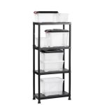 Polcrendszer, 4 polccal, 60 cm, KETER "Plus Shelf"