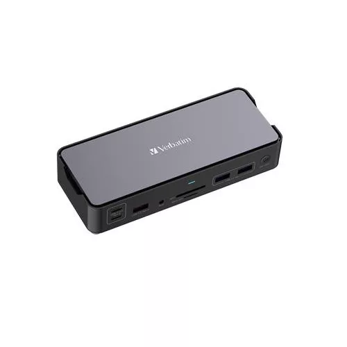Dokkoló, 15 port, USB-C host, VERBATIM "USB-C Pro CDS-15"