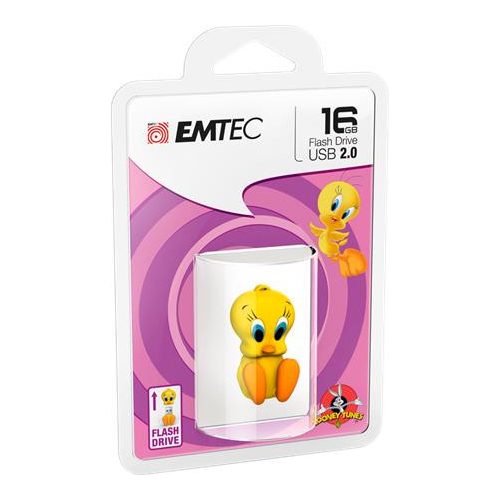 Pendrive, 16GB, USB 2.0, EMTEC "Tweety"