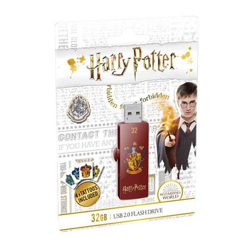 Pendrive, 32GB, USB 2.0, EMTEC "Harry Potter Gryffindor"