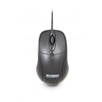 Egér, vezetékes, optikai, közepes méret, USB, URBAN FACTORY "Big Crazy", fekete