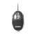 Egér, vezetékes, optikai, kisméret, USB, URBAN FACTORY "Crazy Small", fekete