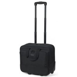   Utazótáska, notebook rekesszel, kerekekkel, 16", URBAN FACTORY, fekete