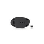 Egér, vezeték nélküli, vertikális, USB, URBAN FACTORY "Ergo Next", fekete