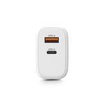 Hálózati töltő, 1xUSB-A (12W), 1xUSB-C (45W), URBAN FACTORY