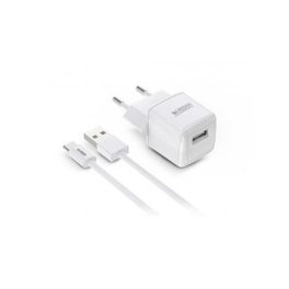   Hálózati töltő, 1xUSB-A, 12W, USB-A–USB-C kábel, URBAN FACTORY
