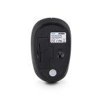 Egér, vezeték nélküli, optikai, kisméret, USB, URBAN FACTORY "Free", fekete