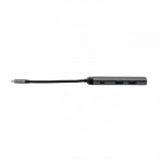 USB elosztó-HUB, USB-C/USB 3.0/HDMI, VERBATIM