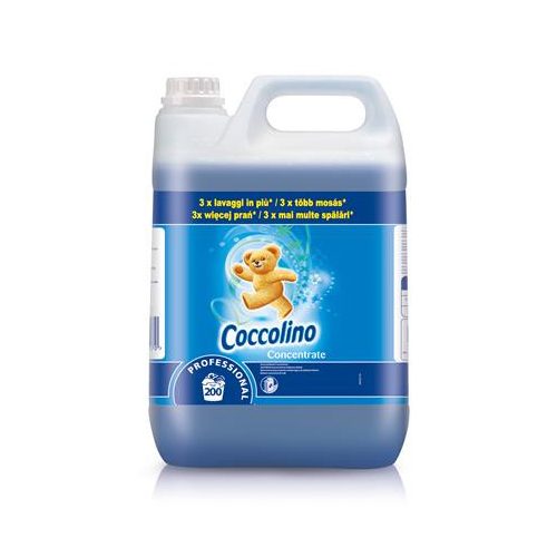 Öblítő koncentrátum, 5 l, COCCOLINO, friss illat, kék