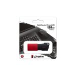 Pendrive, 128GB, USB 3.2, KINGSTON "Exodia M", fekete-piros