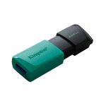 Pendrive, 256GB, USB 3.2, KINGSTON "Exodia M", fekete-türkiz