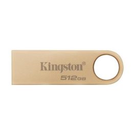   Pendrive, 512GB, USB 3.2 Gen1, KINGSTON "DataTraveler SE9 G3", arany